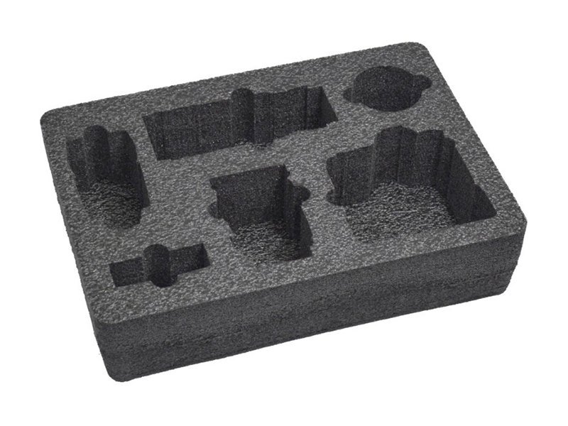 22 PE polyethylene foam with custom cutouts for packaging
