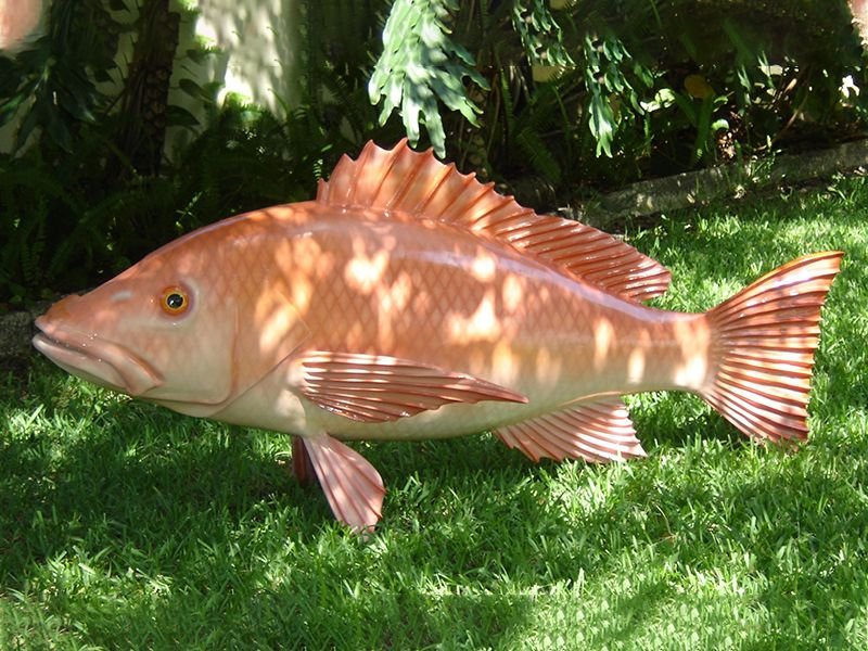 3D fish sculpture made from EPS expanded polystyrene foam for a sign