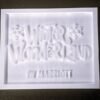 3D sign made from Styrofoam with logo