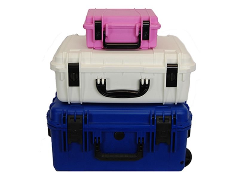 BLUE GRAY AND PINK HARD CASES