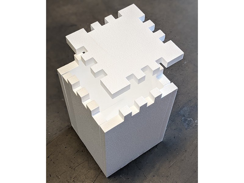 Custom EPS Styrofoam expanded polystyrene cooler with lockable lid