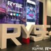 Custom EPS expanded polystyrene foam Styrofoam 3D standing letters used in a tradeshow