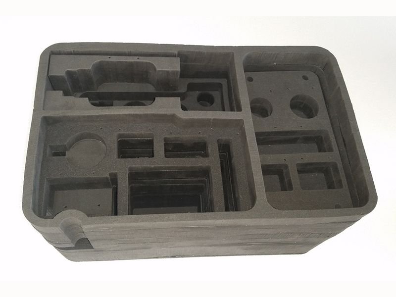 Custom foam case protective inserts that are cut-to-fit for cameras