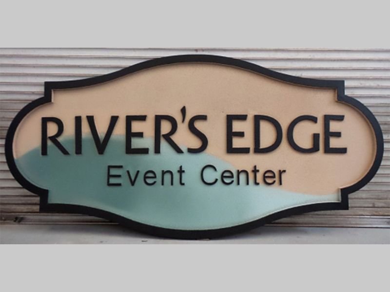 Custom holesale foam exterior sign with lettering