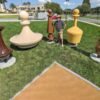 EPS Styrofoam expanded polystyrene statues for landscaping
