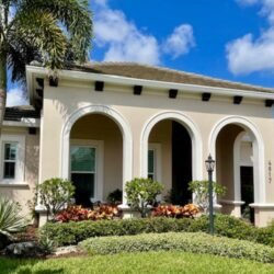 EPS architectural foam arches and corbels on house