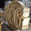 EPS expanded polystyrene Styrofam 3D sign for a stage show