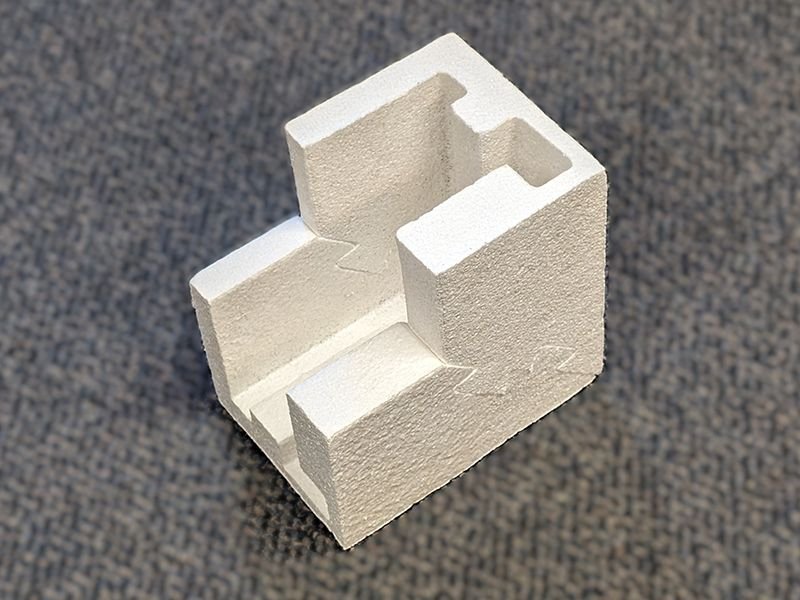 EPS foam corner protector made to replace molded corner protector