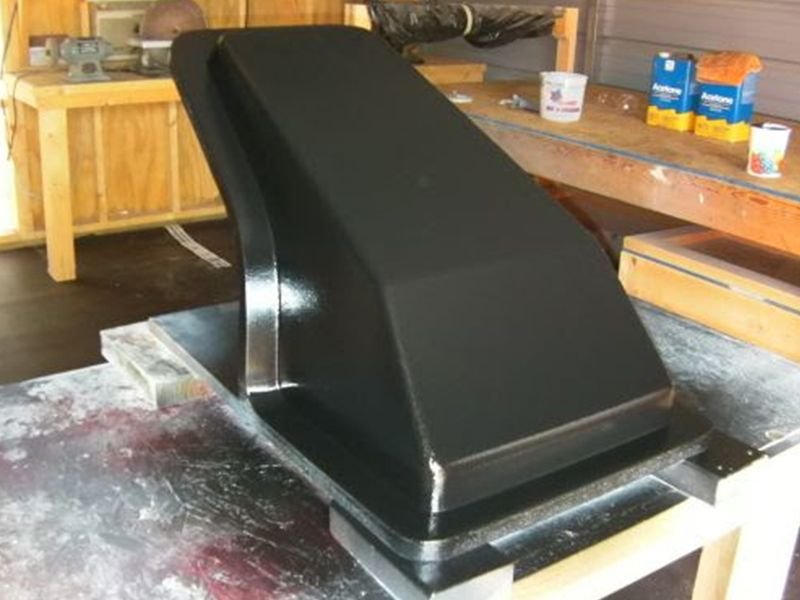EPS foam mold used to make the plug for the mold for this prototype