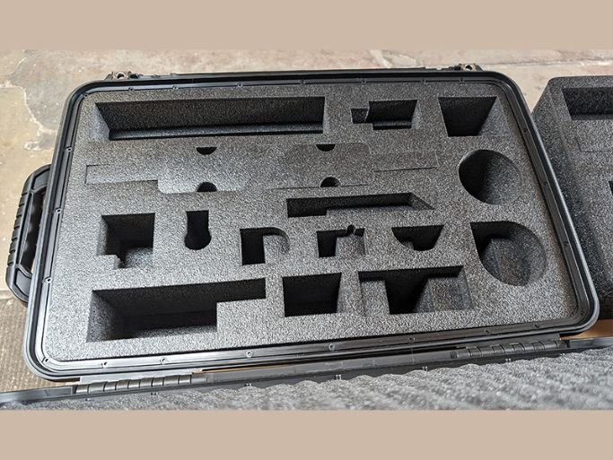 Equipment case foam inserts