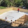 Expanded polystyrene EPS Foam Styrofoam used for designing and shaping a swimming pool