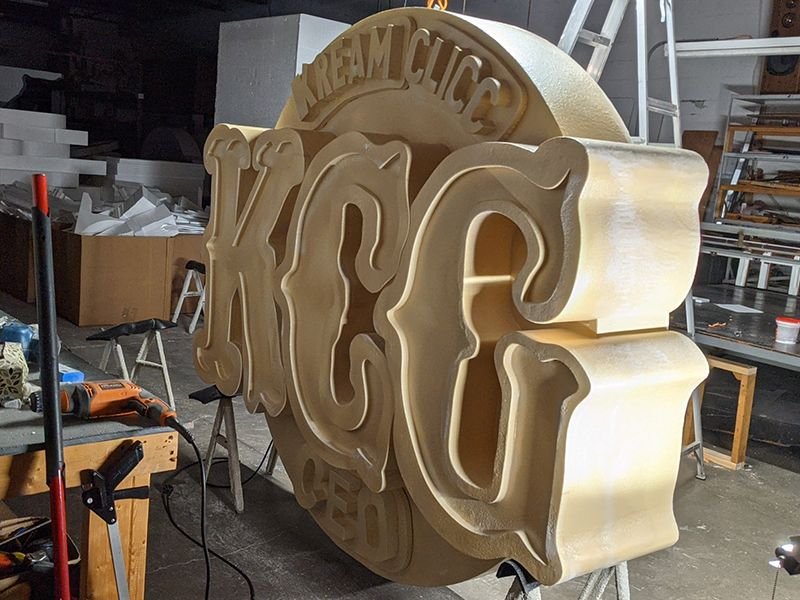 Foam prop that is being used for concerts