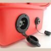 HARD CASE WITH MODIFICATIONS FOR PLUG IN JACKS