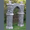 Halloween gate sculptured decoration made from Styrofoam expanded polystyrene EPS Foam