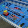 Kaizen shadow foam for inserting tools in a drawer