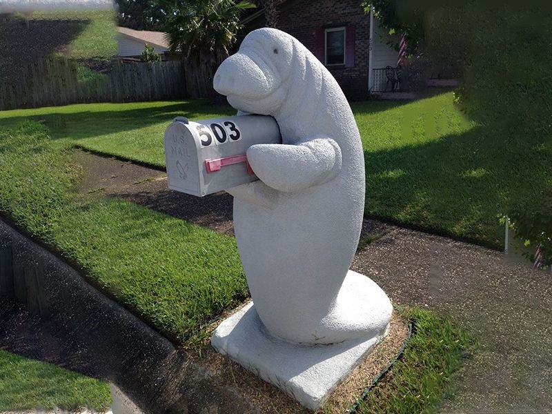 Manatee Mailbox Custom