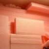 Pink anti-static stacked PE foam sheets