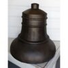 Statue of bell cut from Styrofoam expanded polystyrene EPS Foam for use in a museum prop