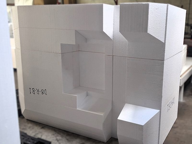 Styrofoam EPS expanded polystyrene floats for floating docks