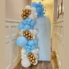 Styrofoam expanded polystyrene EPS foam birthday party prop with balloons