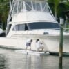 Styrofoam floats for working on boats