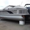 boat sitting on top of Styrofoam expanded polystyrene EPS foam boat blocks on dry dock