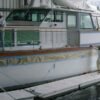 floating foam platforms for standing on while working on boats and bridges